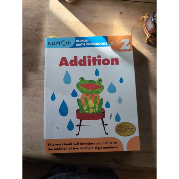 Lot‎ Of 5 Kumon Homeschool Reading Writing Addition Subtraction Geometry Grade 2 - Picture 3 of 10